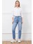 Yüksek Bel Mom Jean Pantolon 5