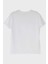 Güneş Baskılı Minimalist Beyaz T-Shirt 2