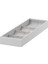 Komplement Raf Içi Bölmeli Ünite 15 x 53 x 5 cm Açık Gri Yumuşak Düzenleyici Takı Organizer 1