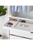 Komplement Raf Içi Bölmeli Ünite 15 x 53 x 5 cm Açık Gri Yumuşak Düzenleyici Takı Organizer 5