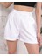 Çizgili Düğmeli Şort Beyaz S2551251 1