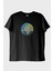 There Is No Planet B Dünya Resimli Baskılı Siyah Tişört (Xs) 1