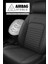 Dacia Duster Laureate 1.5 Dci 110 4x4 E2 I x Md 2015 Uyumlu Deri Oto Kılıfı Tam Set Siyah 3