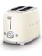 Beyaz TSF01CREU Retro Krem 2x2 Slot Ekmek Kızartma Makinesi 1