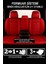Fiat Doblo (Facelift 2015) 1.6 (105 Hp) Multijet 2016 Uyumlu Deri Oto Kılıfı Tam Set Kırmızı 4