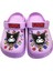 Kuromi Kız Çocuk Lila Kaymaz Taban Işıklı Terlik Havuz Plaj Sandaleti 2