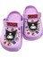 Kuromi Kız Çocuk Lila Kaymaz Taban Işıklı Terlik Havuz Plaj Sandaleti 4