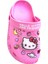 Hello Kitty Kız Çocuk Kaymaz Taban Işıklı Pembe Terlik Havuz Plaj Sandaleti 2