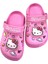 Hello Kitty Kız Çocuk Kaymaz Taban Işıklı Pembe Terlik Havuz Plaj Sandaleti 4