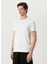 Unisex Basic Bisiklet Yaka Regular T-Shirt - Beyaz 1