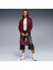 EVOSTRIPE Full-Zip Hoodie Bordo Kadın Fermuarlı Sweatshirt 2
