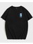 Unisex Baskılı Oversize T-Shirt - Siyah 2