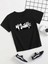 Çocuk Unisex Baskılı T-Shirt - Siyah 3