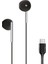 H46 Type-C Stereo Kulak Içi Kablolu Kulaklık Siyah 1