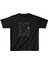 Unisex Çocuk Baskılı T-Shirt - Siyah 1
