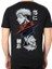 Unisex Bisiklet Yaka Baskılı Oversize T-Shirt - Siyah 2