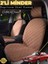 Alfa Romeo 155 Uyumlu 2'li Süet Oto Koltuk Minderi | Terletmez | Universal | Su Geçirmez | A1 1
