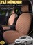 Peugeot 408 Uyumlu 2'li Süet Oto Koltuk Minderi | Terletmez | Universal | Tam Koruma | A1 1