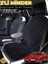 Alfa Romeo 159 Uyumlu 2'li Süet Oto Koltuk Minderi | Terletmez | Kolay Montaj | Oto Kılıf | A2 1
