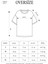 Unisex Ön ve Kol Baskılı Oversize T-Shirt - Siyah 2