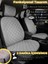 Nissan Micra Uyumlu 2'li Süet Oto Koltuk Minderi | Universal | Hızlı Montaj | Su Geçirmez | A3 3