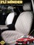 Peugeot 307 Uyumlu 2'li Süet Oto Koltuk Minderi | Terletmez | Universal | Oto Aksesuar | A4 1