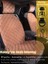 Seat Rapid Uyumlu 2'li Süet Oto Koltuk Minderi | Terletmez | Universal | Su Geçirmez | A1 5