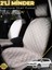 Volkswagen Golf 6 Uyumlu 2'li Süet Oto Koltuk Minderi | Terletmez | Universal | Su Geçirmez | A4 1
