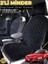 Alfa Romeo 147 Uyumlu 2'li Süet Oto Koltuk Minderi | Universal | Hızlı Montaj | Su Geçirmez | A2 1