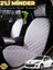 Peugeot 207 Uyumlu 2'li Süet Oto Koltuk Minderi | Terletmez | Universal | Su Geçirmez | A3 1