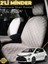 Toyota Yaris Uyumlu 2'li Süet Oto Koltuk Minderi | Terletmez | Universal | Oto Aksesuar | A4 1