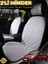 Citroen C3 Uyumlu 2'li Süet Oto Koltuk Minderi | Terletmez | Universal | Tam Koruma | A3 1
