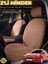 Opel Astra K Uyumlu 2'li Süet Oto Koltuk Minderi | Terletmez | Universal | Tam Koruma | A1 1