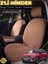Opel Crossland Uyumlu 2'li Süet Oto Koltuk Minderi | Terletmez | Universal | Tam Koruma | A1 1