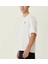 Unisex Bisiklet Yaka Baskılı Oversize T-Shirt - Beyaz 2
