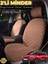 Opel Crossland Uyumlu 2'li Süet Oto Koltuk Minderi | Terletmez | Universal | Su Geçirmez | A1 1