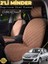 Opel Corsa D Uyumlu 2'li Süet Oto Koltuk Minderi | Tam Koruma | Hızlı Montaj | Su geçirmez | a1 1