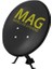 Mag MG-14452 80CM Ofset Siyah Çanak Anten - 10'lu Paket (Montaj Aparatları Dahil) 1