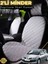 Renault Megane 2 Uyumlu 2'li Süet Oto Koltuk Minderi | Terletmez | Universal | Su Geçirmez | A3 1