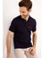 Yakası Düğmeli Yakalı Pike Baskılı T-Shirt - Beyaz 2