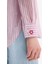 Relax Fit Baskılı Flamlı Pamuk Çizgili Uzun Kollu Gömlek Tunik C8854AX25SM 6