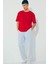 %100 Pamuk Boxy Fit Bisiklet Yaka Basic Düz Kısa Kollu Tişört D6070AX25SP 2
