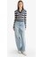 Coool Slim Fit Dar Kesim Polo Yaka Çizgili Kazak A2060AX25WN 2