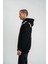 Unisex Uzun Kol Bisiklet Yaka Yıkamalı Sweatshirt - Siyah 5