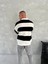 Unisex Üç Iplik Parçalı Yakalı Sweatshirt - Siyah 5