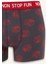 Regular Fit Desenli 3'lü Boxer B4782AX25AU 4