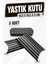 Yastık Kutu Karton Çizgili Hediye Kutusu 13,5X18,5X5 cm 5 Adet SIYAH-T1477 2