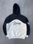 Parçalı Nakış Işlemelı Kapüşonlu Sweatshirt - Siyah 1