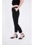 Kadın Tam Kalıp Basic Eşofman Pantolon - Siyah 4