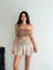 Ayrobin Şortlu Etek - Bej 4